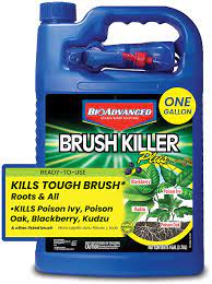 What sets it apart is that while the stems and leaves of a bush is usually almost touching the ground, a shrub is a little bit taller but not as tall as a fully grown tree. Amazon Com Bioadvanced 704655a Triclopyr Kills Kudzu Poison Ivy And Other Tough Brush Killer Plus Non Selective Weed Grass Control 1 Gallon Ready To Use Garden Outdoor