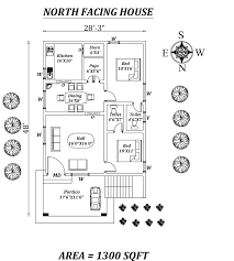 28 3 X48 Amazing North Facing 2bhk House Plan As Per Vastu Shastra 2bhk House Plan North Facing House 20x40 House Plans