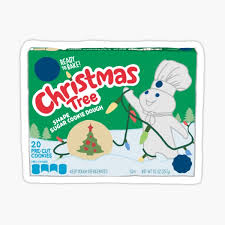 Get pillsbury ready to bake!™ winter cutout sugar cookies (8.5 oz) delivered to you within two hours via instacart. Pillsbury Christmas Cut Out Cookie Snowman Sticker By Graycesthings Redbubble
