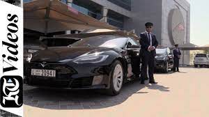 The model x crossover has. An Exclusive Look Inside Dubai S Latest Tesla Taxis Youtube