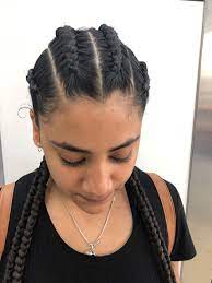 Full Head 4 Cornrows And More Https Www Hairwrapsandbraiding Com Au Product Hair Braids Full Head 4 C Cornrows Natural Hair Head Braid Braided Hairstyles
