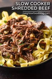 Slow Cooker Shredded Beef In 2020 Shredded Beef Recipes Shredded Beef Slow Cooker Shredded Beef