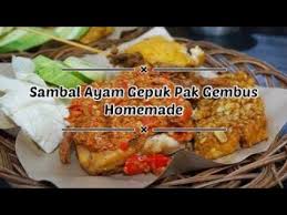 Ayam geprek spesial siap dimakan. Download Sambal Ayam Gepuk Pak Gembus Mp4 Mp3 3gp Daily Movies Hub