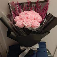畢業花 母親節花束 生日 紀念禮物 香皂花 乾燥花 the lights florist instagram 相片與影片 pink decor florist