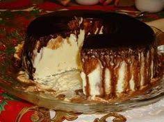 Calda De Chocolate C Leite Condensado Gelado De Creme Com Calda De Chocolate Receitas Receitas Geladas E Sobremesas