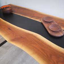 We specialize in building live edge dining tables, boardroom and office tables, coffee tables and other functional live edge furniture. Live Edge Coffee Table Toronto 100 Canadian Walnut