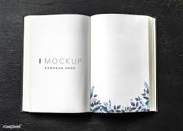 Floral Guest Book Mockup On A Table Free Image By Rawpixel Com Guest Book Mockup Free Psd