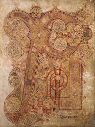 Early Medieval And Romanesque 1 Chi Rho Page Book Of Kells 800 Early Medieval Oxgall Inks And Pigments On Vellum Book Of Kells Medieval Art Art History