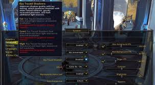 World Of Warcraft Shadowlands Ray Tracing Settings Spotted