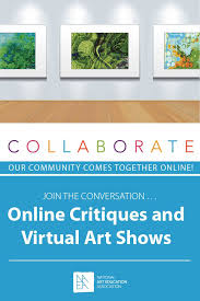 Art Educators Worldwide Are Asking Important Questions Sharing Ideas And Making Connections On Collaborate Naea S 24 Art Education Virtual Art Art Critique