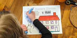 The midnight ride of paul revere, america revolutionary war. At Home Activities Boston National Historical Park U S National Park Service