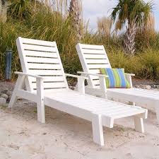Polywood Captain Recycled Plastic Chaise Lounge With Arms Chaise Lounger Pool Patio Furniture Pool Furniture