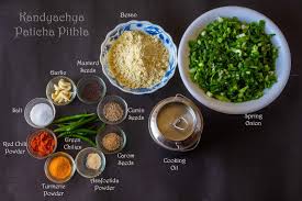 Kandyachya Paticha Pithla Spring Onion Pithla Kali Mirch By Smita Recipe Indian Vegetable Recipes Veg Curry Indian Vegetarian Dishes