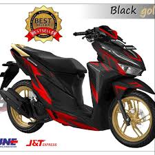 Modifikasi simple new vario 150 warna merah modifikasi simple vario 150 putih masuk generasi terbaru, tampilan motor honda. Decal Vario Carbon Merah Hitam Variasi Stiker Vario 150 Shopee Indonesia