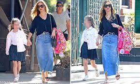 His wife, georgina chapman, is 36 (cough). Georgina Chapman Holds Hands With Daughter India Daily Mail Online