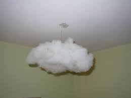 How To Make A Hanging Cloud Hanging Clouds Cloud Decoration Crafts