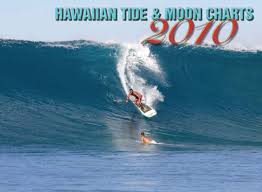 hawaiian tide moon charts 2010 wall calendar ltd hi