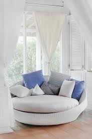 The sophisticated curtains feature a white base and a bold gray trim that skip the heavy drapes and show off your charming window frames with these textured roman shades. 9 Cool Ways To Upgrade Your Living Room Curtains