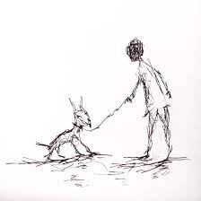 In this tutorial i will show you how to draw a hand gripping an item. Man And Dog Drawing