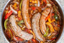 Sausage And Peppers With Onions Best Hoagie Simplyrecipes Com Recipe Sausage Peppers And Onions Stuffed Peppers Sweet Italian Sausage