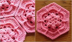 Perfect crochet bag pattern for any beginner! Flower Power Hexagon Free Crochet Pattern