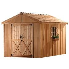 Shop Cedarshed 9 X 12 X 9 Wood Storage Shed At Lowes Com Shed Wood Storage Sheds Cool Sheds