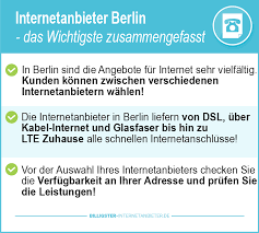 Lte angebote für zuhause sind dabei in allen deutschen mobilfunknetzen erhältlich (telekom, vodafone, o2), die verfügbarkeit ist praktisch deutschlandweit gegeben. Internetanbieter Berlin 2021 Gunstige Dsl Kabel Lte Tarife Im Test