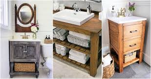 Your vanity can transform the look of the whole bathroom. 26 Free Plans To Build A Diy Bathroom Vanity From Scratch Diy Crafts