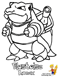 Squirtle wartortle blastoise coloring page. Mega Blastoise Ex Coloring Page Coloring Home