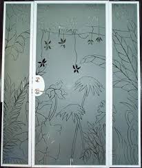 The glass panel is then placed inside our sealed etching room. Artglassbywells Serving Houston Since 1962 Etched