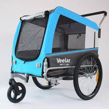Veelar Pets Xl Hundefahrradanhanger Jogger 2 In 1 Real In 2020 Pets Baby Strollers Joggers