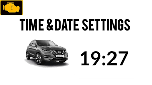 The short hand shows hours and the long hand shows minutes. How To Set Clock In Nissan Qashqai Youtube
