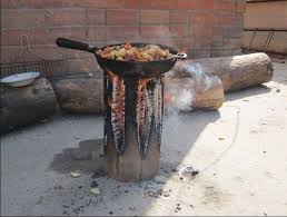 Cooking On A Log Camping Stove Camping Fun Outdoor