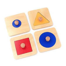 With this exercise it is important for the child to be familiar with the shapes since this item has several shapes and sizes. Montessori Single Shape Puzzles Shape Color Sorters Toys Games Interven Group