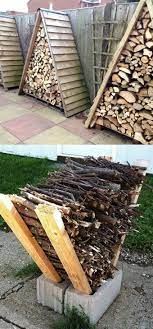 There are several designs available and they can be made at home. 15 Fabulous Firewood Rack Storage Ideas Diy Backyard Backyard Sheds Diy Outdoor