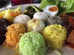 Ianya merupakan gabungan nasi minyak, nasi tomato, nasi lemak, nasi hujan panas, nasi lemuni, nasi putih, dan. Nasi 7 Benua Penang Rice Dish Stock Photo Picture And Royalty Free Image Image 84883972