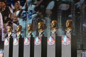 Since then, 96 builders have been added. Fawcett Stadium Home Of The Pro Football Hall Of Fame Game