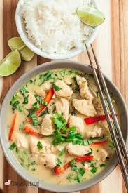 Although green curry is usually made with chicken or beef, there are also versions with fish dumplings and others that replace the animal protein for extra firm tofu. Thai Green Curry Chicken Chew Out Loud