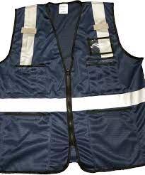 Women's blue a cropped v neck knit vest (navy). Blue Safety Vest With Pockets Hse Images Videos Gallery