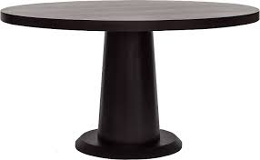 This piece uses magnetic legs to meet that definition. Ancora Dark Wenge Oak Round Dining Table 140cm Dining Tables