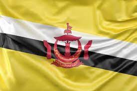 Januar 1984 die unabhängigkeit vom vereinigten königreich erlangte. Flagge Von Brunei Kostenlose Foto