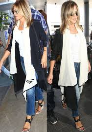 Jennifer Aniston Strolls Through Lax In Burberry Catsbrook Espadrille Wedges Fashion Clothes Women Jennifer Aniston Jennifer Aniston Hot