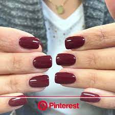 Deep red nail polish colors. The Best Nail Polish Colors To Try This Fall Dark Red Nails Red Nails Nail Colors Clara Beauty My