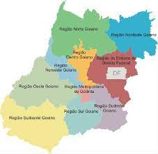 Finanças avalizou ações do estado de goiás em ano de pandemia. Distribuicao Das Regioes Administrativas Do Estado De Goias Fonte Download Scientific Diagram