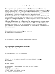 Land of contrasts the contrast is clear as you travel from north to south over the island's highest peaks, where vineyards are grown at the highest altitudes in europe and pine trees appear greener against the deep blackness of the lava. Texto Scotland Land Of Contrasts Pdf Pdf Scotland England