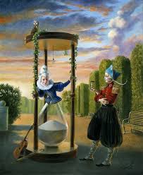 One Surrealist A Day Time Difference By Michael Cheval Surrealism Painting Surreal Art Interesting Art