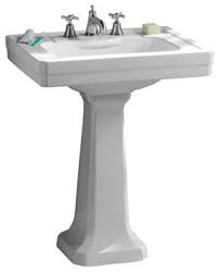 lutezia 27 inch pedestal lavatory sink