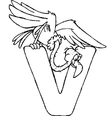 I can trace and color the letter v coloring page. Alphabet V Coloring Page