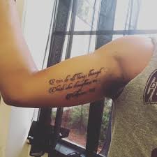 The artist has taken pains to link up. Bible Verse Tattoo Bicep Novocom Top