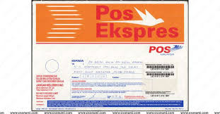 Usually it is issued immediately after sending. Malaysia Pos Ekspress Internal Express Postal Service Size Le 2014